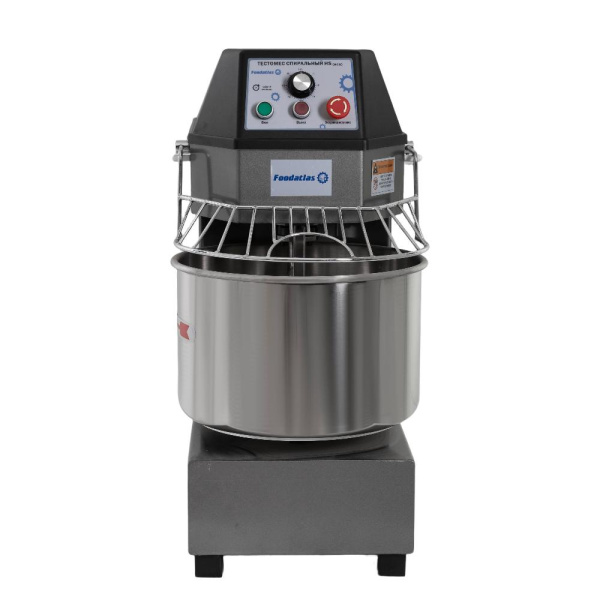 Тестомес спиральный HS-30A Foodatlas Eco 220В (графитовый)